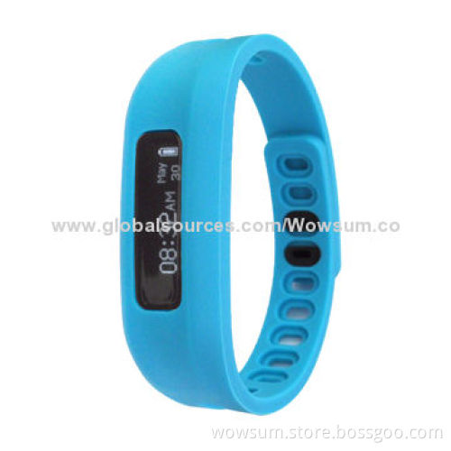 Pedometer wristband, track your activities steps, calories and sleep quality with APP connect iPhone